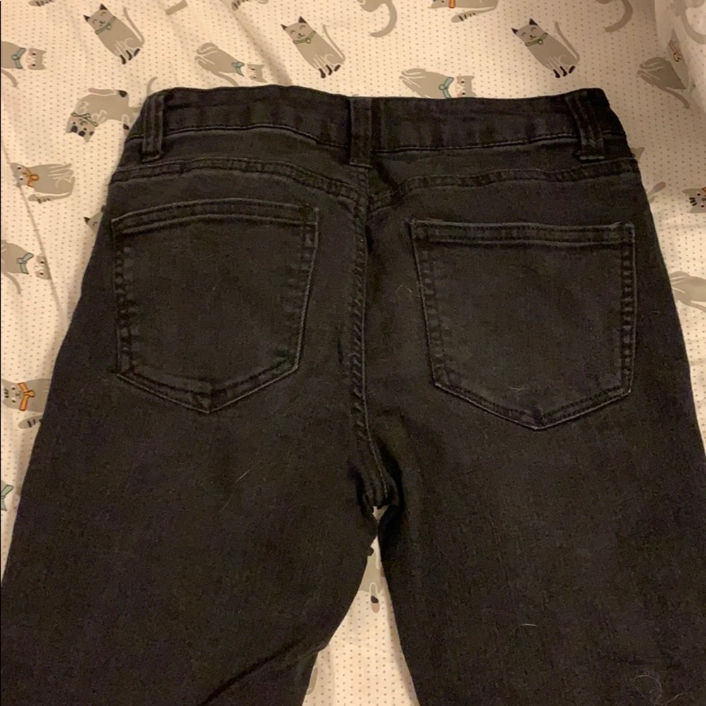 Black ripped skinny jeans - Picture 3 of 4